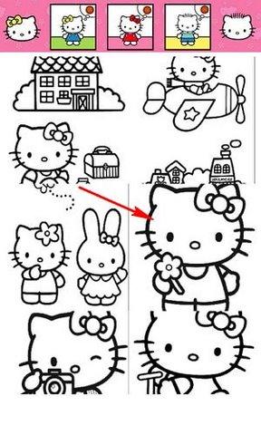 Khám phá thế giới sắc màu cùng trò chơi tô màu Hello Kitty dành cho bé