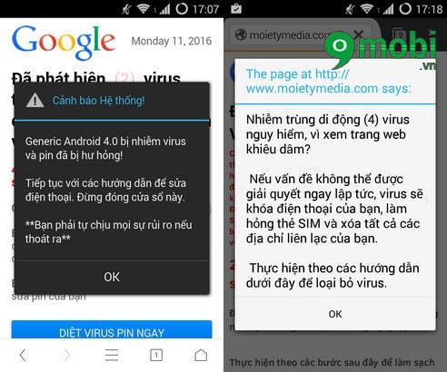 Cách tắt cảnh báo virus khi duyệt web đơn giản, hiệu quả