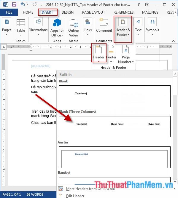 Hướng dẫn cách thiết lập Header và Footer cho trang văn bản trong Word, giúp tài liệu của bạn trở nên hoàn chỉnh và chuyên nghiệp.