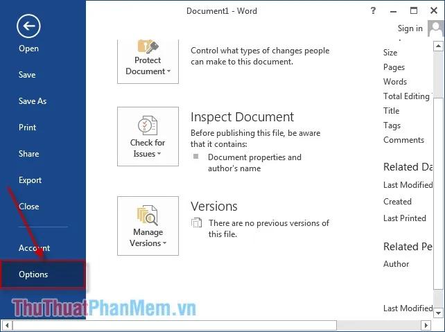 Hướng dẫn cài đặt định dạng file mặc định khi lưu tài liệu trong Word