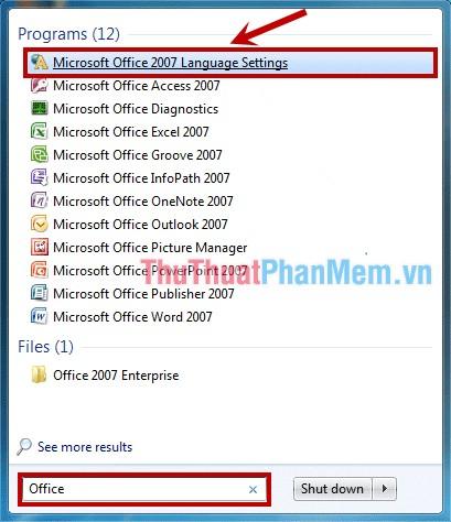 Hướng dẫn thay đổi ngôn ngữ Tiếng Việt cho các phiên bản Office 2007, 2010, 2013, 2016