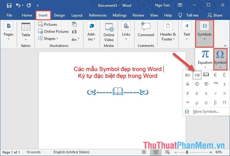 Khám phá các mẫu ký tự đặc biệt độc đáo trong Word, biểu tượng và ký hiệu tinh tế để làm phong phú thêm văn bản của bạn.