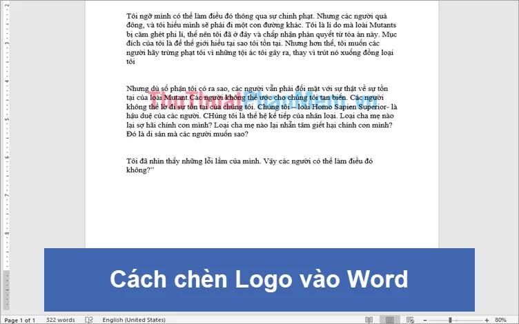 Hướng dẫn cách thêm Logo vào tài liệu Word, giúp tạo dấu ấn riêng cho bản sao của bạn, đồng thời nâng cao tính nhận diện của tài liệu.