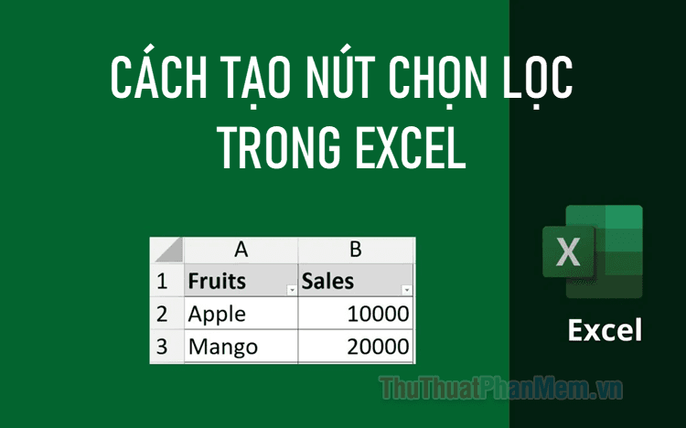 Hướng dẫn cách tạo nút chọn lọc trong Excel để tối ưu hóa quy trình xử lý dữ liệu của bạn.