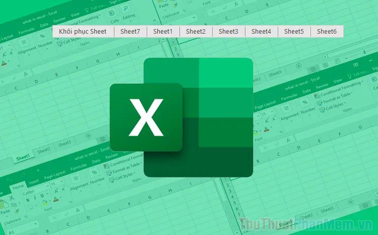 Cách phục hồi lại Sheet đã xóa trong Excel