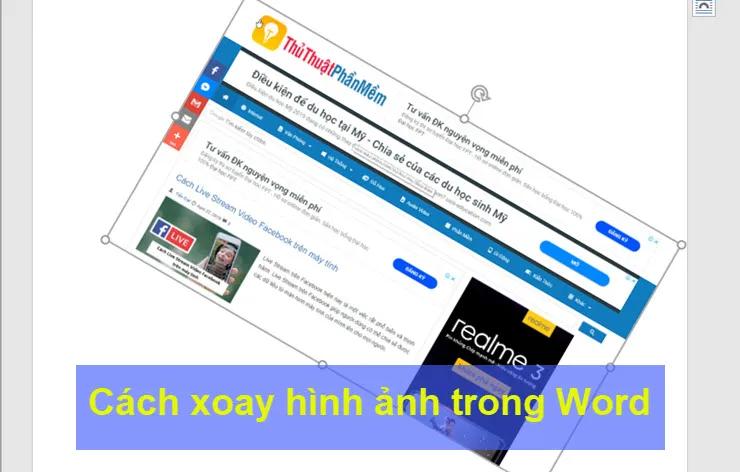 Hướng dẫn cách xoay ảnh trong Word