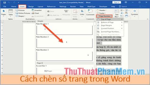 Hướng dẫn cách chèn và đánh số trang trong Word để xác định rõ thứ tự các trang trong tài liệu của bạn. Bài viết này sẽ chỉ ra cách chèn số trang một cách đơn giản, giúp bạn có thể tùy chọn vị trí và giá trị số trang linh hoạt, từ đó tạo nên sự rõ ràng và chuyên nghiệp cho văn bản.