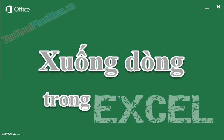 Cách sử dụng phím tắt xuống dòng trong Excel