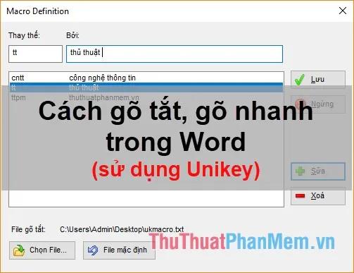 Các mẹo gõ nhanh và gõ tắt trong Word sẽ giúp bạn tiết kiệm thời gian khi soạn thảo văn bản, nhất là khi bạn phải sử dụng các từ ngữ hay đoạn văn bản lặp đi lặp lại.