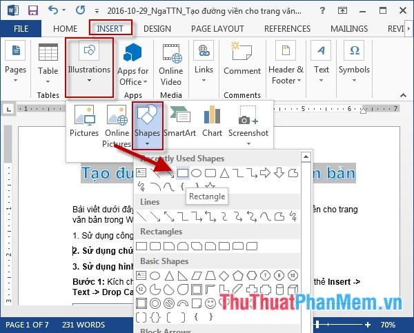 Hướng dẫn cách tạo đường viền cho trang văn bản trong Word, giúp trang tài liệu của bạn thêm phần đẹp mắt.