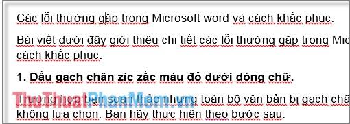 Những vấn đề hay gặp trong Microsoft Word và cách khắc phục hiệu quả