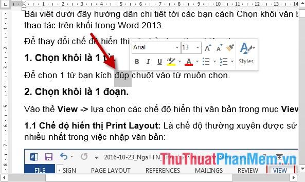 Khám phá cách chọn và thao tác với khối văn bản trong Word để nâng cao hiệu quả công việc.