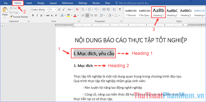 Hướng dẫn tạo mục lục tự động trong Word 2016 một cách nhanh chóng và dễ dàng