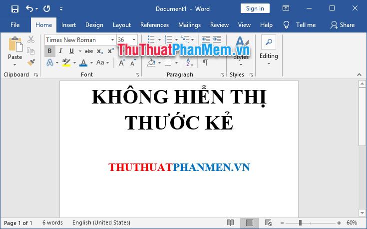 Hướng dẫn cách hiển thị thanh thước kẻ (Ruler) trong Word 2010, 2013, 2016