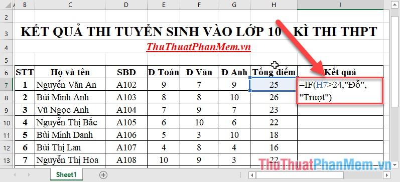 Hàm if với nhiều điều kiện - Hướng dẫn sử dụng và ví dụ minh họa