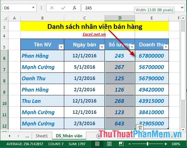 Hướng dẫn chi tiết cách chỉnh sửa ô, cột và hàng trong bảng tính Excel một cách chuyên nghiệp.