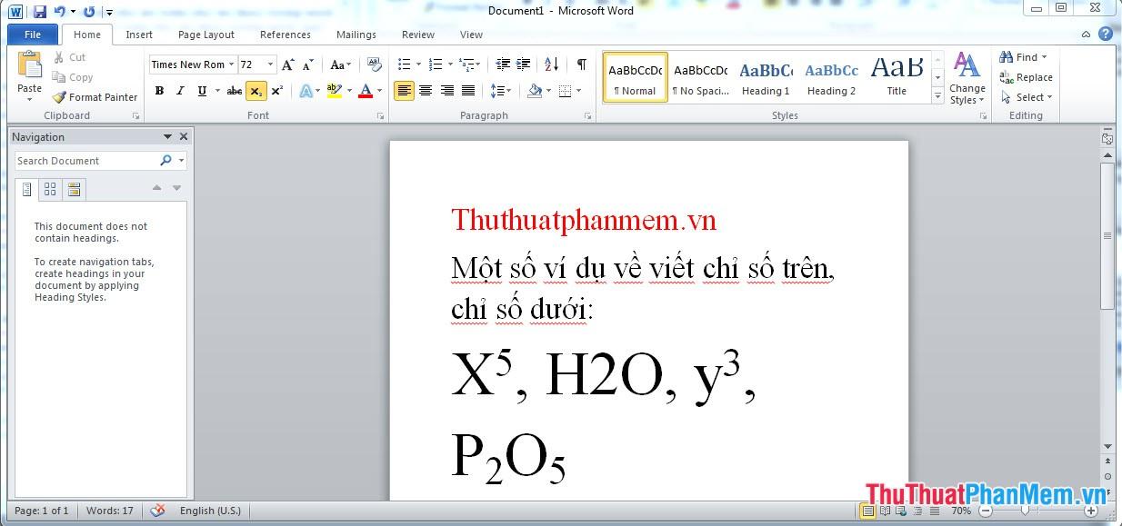 Hướng dẫn cách chèn chỉ số trên và chỉ số dưới trong Microsoft Word để hỗ trợ việc soạn thảo các công thức toán học và hóa học dễ dàng hơn.