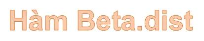 Hàm BETA.DIST - Một công cụ mạnh mẽ trong Excel giúp tính toán phân phối Beta, hỗ trợ nghiên cứu sự biến thiên của các biến số qua mẫu thử. Hàm này có sẵn từ phiên bản Excel 2010 trở đi.