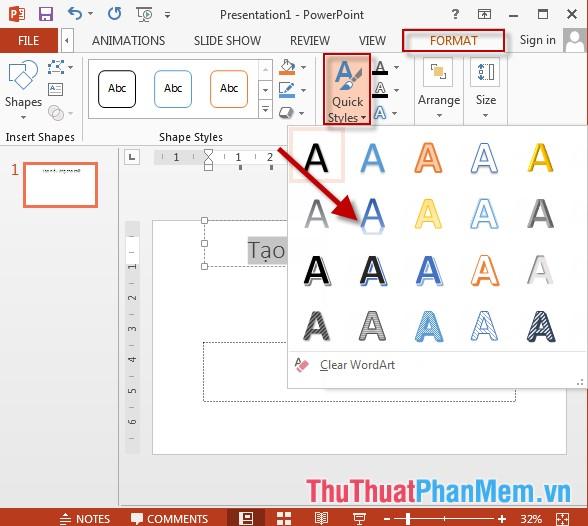 Khám phá cách làm cho chữ thêm sinh động trong PowerPoint