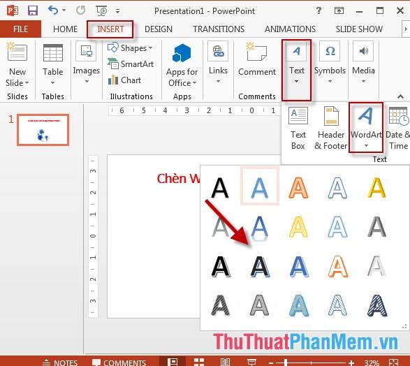 Hướng dẫn thêm Word Art vào PowerPoint một cách chuyên nghiệp và sáng tạo.