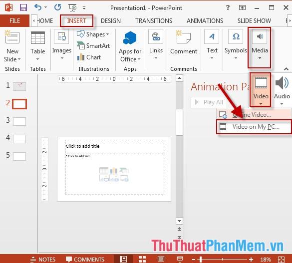 Hướng dẫn chi tiết cách chèn video vào Slide PowerPoint