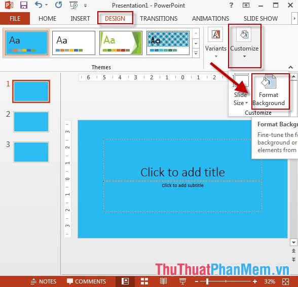 Khám phá cách sử dụng hiệu ứng Picture để tạo điểm nhấn cho màu nền trong PowerPoint