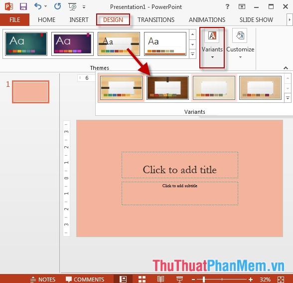 Khám phá cách áp dụng hiệu ứng phối màu có sẵn trong PowerPoint để tạo điểm nhấn cho bài thuyết trình.