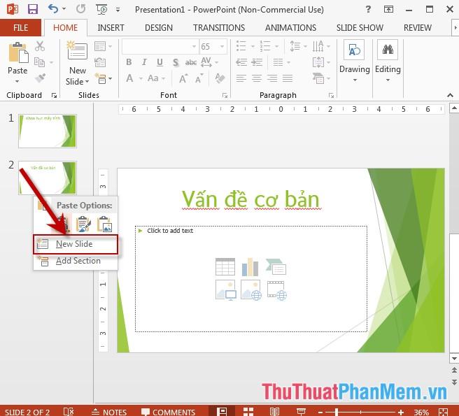 Hướng dẫn thêm Slide mới trong PowerPoint một cách chuyên nghiệp