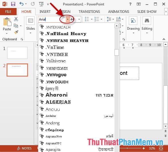 Khám phá cách sử dụng hộp thoại Font để định dạng văn bản trong PowerPoint một cách hiệu quả.