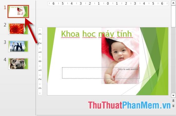 Nghệ thuật sắp xếp Slide trong PowerPoint