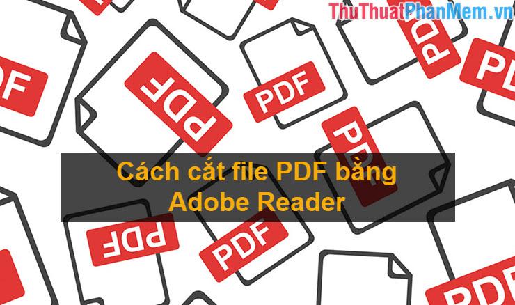 Hướng dẫn chi tiết cách cắt file PDF bằng Adobe Reader