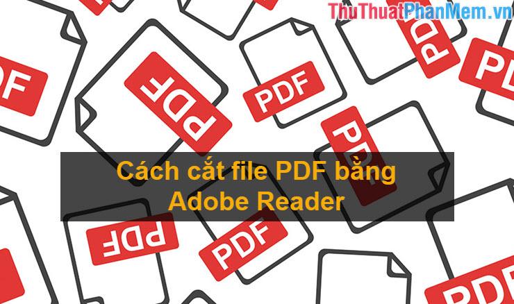 Hướng dẫn chi tiết cách cắt file PDF bằng Adobe Reader