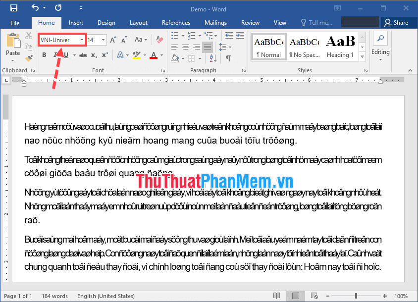 Cách khắc phục lỗi font chữ trong Word khi tải tài liệu từ mạng