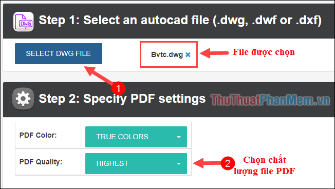 Chuyển đổi file CAD sang PDF một cách nhanh chóng