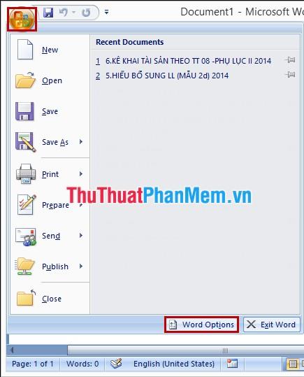 Hướng dẫn điều chỉnh thời gian tự động lưu trong Word 2007, 2010, 2013