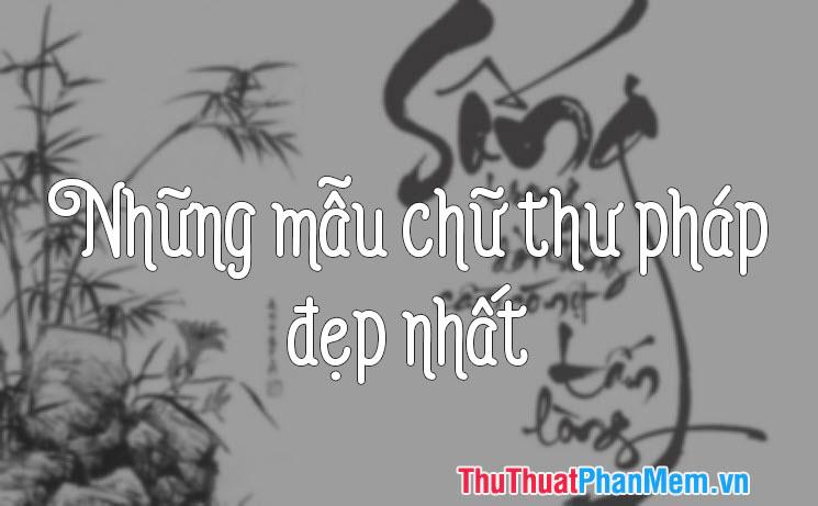 Khám phá những tác phẩm thư pháp đẹp nhất, nơi nghệ thuật và tâm hồn giao hòa