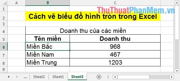 Hướng dẫn chi tiết cách vẽ biểu đồ hình tròn trong Excel