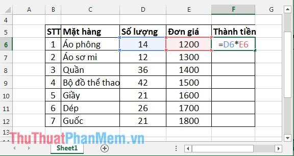 Hướng dẫn chi tiết cách sao chép công thức có chứa tham chiếu trong Excel