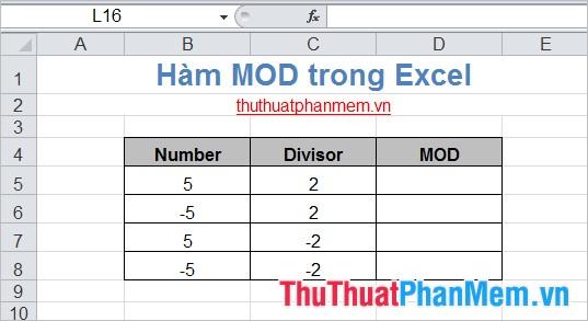 Khám phá sức mạnh của hàm MOD và QUOTIENT trong Excel: Công cụ không thể thiếu để chia lấy số dư và số nguyên một cách chính xác.