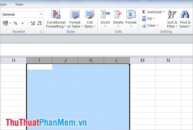 Tùy chỉnh kích thước cột và hàng trong Excel để dữ liệu hiển thị hoàn hảo