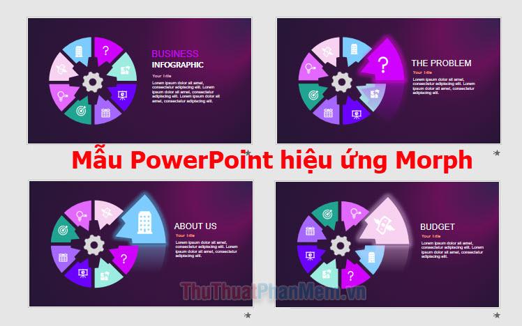 Tuyển tập những mẫu PowerPoint sở hữu hiệu ứng Morph đẹp mắt và ấn tượng