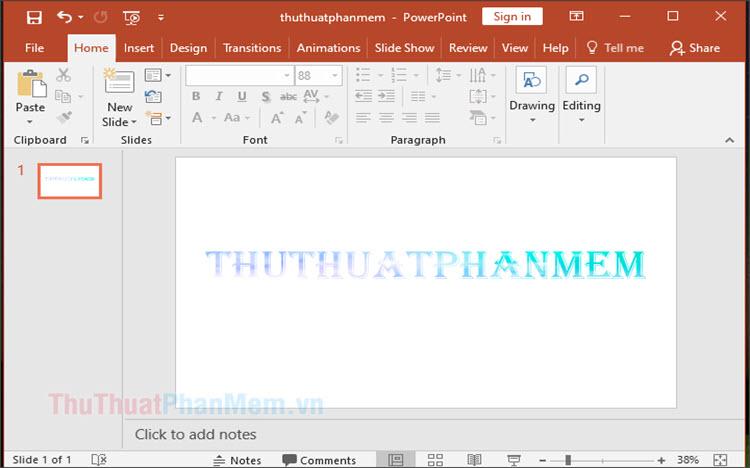 Hướng dẫn lồng ảnh vào chữ trên PowerPoint một cách sáng tạo