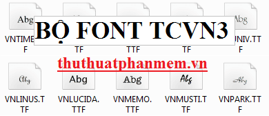 Font TCVN3 - Khám phá và tải ngay bộ font TCVN3 hoàn chỉnh dành cho máy tính của bạn