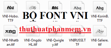 Font VNI - Khám phá và tải về bộ sưu tập font VNI đa dạng dành cho máy tính