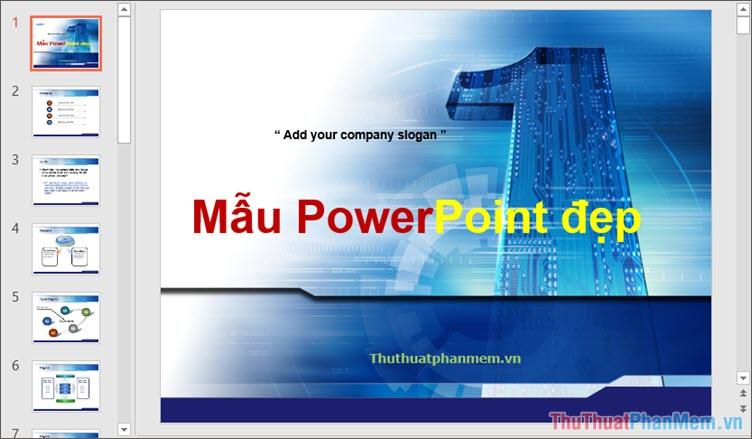 Hơn 50 Mẫu PowerPoint ấn tượng dành cho bài thuyết trình