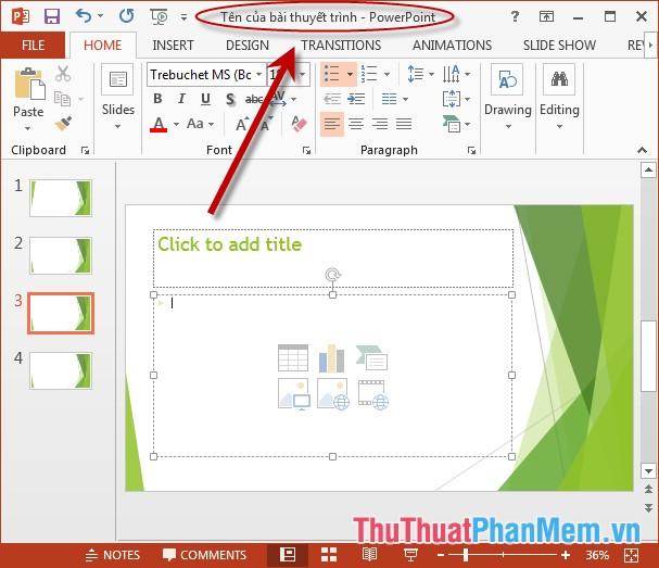 Khám phá toàn diện giao diện PowerPoint