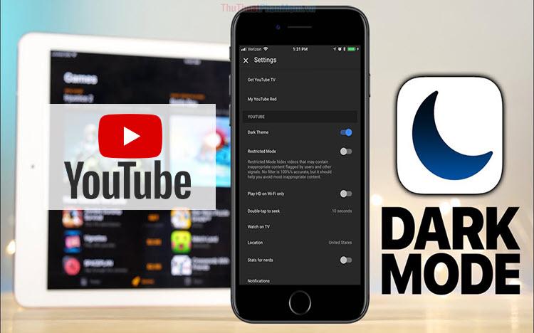 Hướng dẫn kích hoạt chế độ Dark Mode trên YouTube