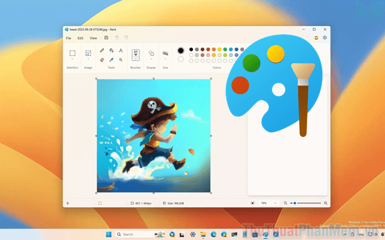 Hướng dẫn vẽ tranh AI bằng Windows Paint hoàn toàn miễn phí