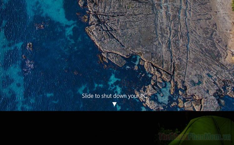 Hướng dẫn tạo tính năng Slide to Shutdown trên Windows 10