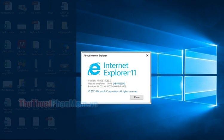 Hướng dẫn chi tiết cách cài đặt Internet Explorer trên Windows 10